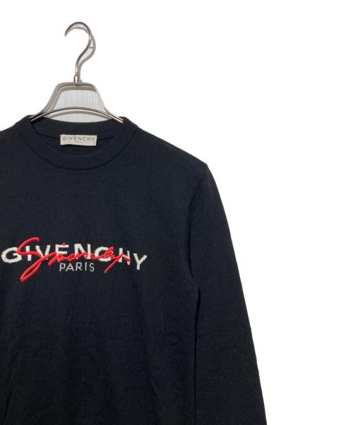 GIVENCHY（ジバンシィ）GIVENCHY (ジバンシィ) ロゴニット ブラック サイズ:不明の古着・服飾アイテム