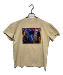 Maison Margiela（メゾンマルジェラ）の古着「DEFILEロゴTシャツ」｜ベージュ