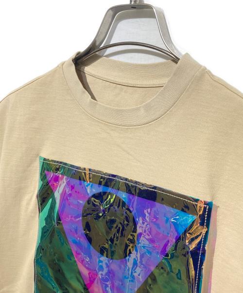 Maison Margiela（メゾンマルジェラ）Maison Margiela (メゾンマルジェラ) DEFILEロゴTシャツ ベージュ サイズ:44の古着・服飾アイテム