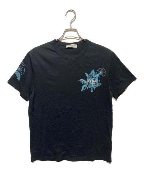 GIVENCHY（ジバンシィ）GIVENCHY (ジバンシィ) フローラルプリントTシャツ ブラック サイズ:ＸＳの古着・服飾アイテム