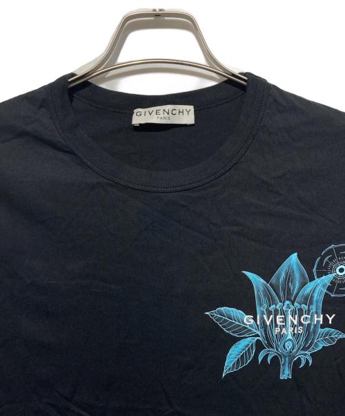 GIVENCHY（ジバンシィ）GIVENCHY (ジバンシィ) フローラルプリントTシャツ ブラック サイズ:ＸＳの古着・服飾アイテム