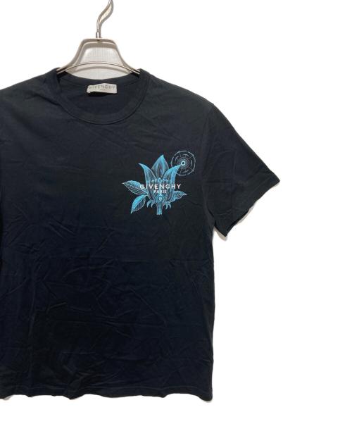 GIVENCHY（ジバンシィ）GIVENCHY (ジバンシィ) フローラルプリントTシャツ ブラック サイズ:ＸＳの古着・服飾アイテム