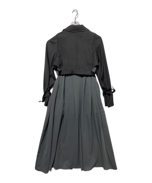 Ameri（アメリ）AMERI (アメリ) RIDERS DETAIL COAT グレー サイズ:Mの古着・服飾アイテム