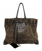 BALENCIAGAバレンシアガ）の古着「ザ・ペーパー トートバッグ」｜ブラウン