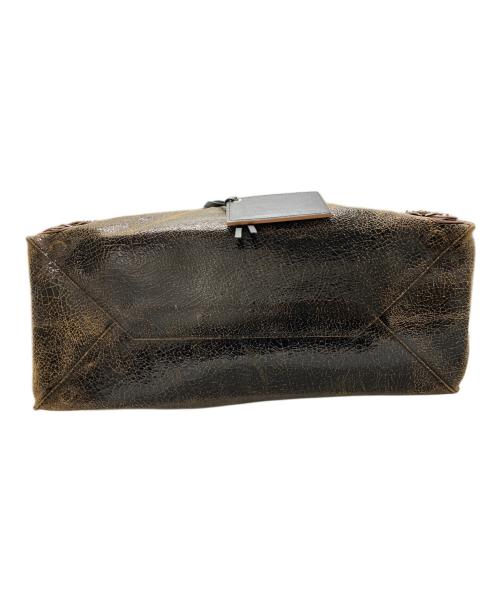 BALENCIAGA（バレンシアガ）BALENCIAGA (バレンシアガ) ザ・ペーパー トートバッグ ブラウンの古着・服飾アイテム