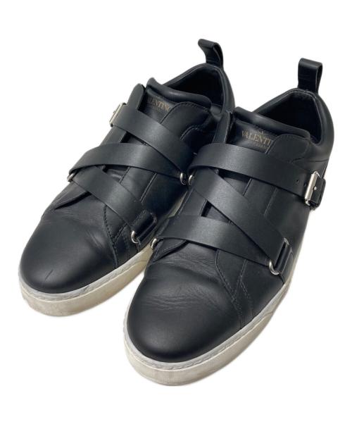 VALENTINO GARAVANI（ヴァレンティノ・ガラヴァーニ）VALENTINO GARAVANI (ヴァレンティノ・ガラヴァーニ) V-PUNK スニーカー ブラック サイズ:40の古着・服飾アイテム