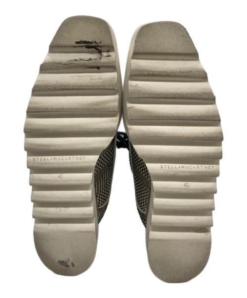 STELLA McCARTNEY（ステラマッカートニー）STELLA McCARTNEY (ステラマッカートニー) エリス プラットフォームシュース ホワイト×ブラック サイズ:40の古着・服飾アイテム
