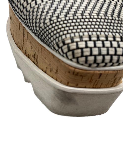 STELLA McCARTNEY（ステラマッカートニー）STELLA McCARTNEY (ステラマッカートニー) エリス プラットフォームシュース ホワイト×ブラック サイズ:40の古着・服飾アイテム