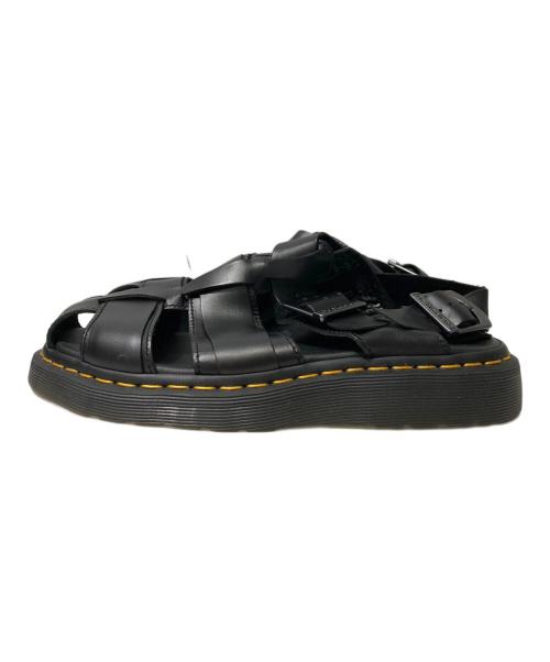 Dr.Martens（ドクターマーチン）Dr.Martens (ドクターマーチン) KASSION レザーサンダル ブラック サイズ:UK7の古着・服飾アイテム