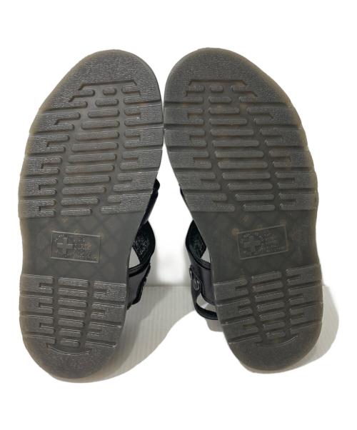 Dr.Martens（ドクターマーチン）Dr.Martens (ドクターマーチン) KASSION レザーサンダル ブラック サイズ:UK7の古着・服飾アイテム