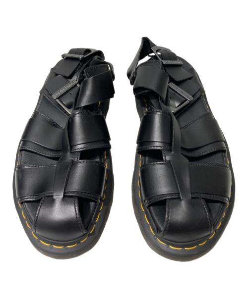 Dr.Martens（ドクターマーチン）Dr.Martens (ドクターマーチン) KASSION レザーサンダル ブラック サイズ:UK7の古着・服飾アイテム