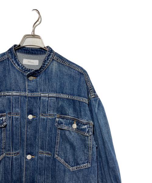 boutique ordinary（ブティークオーディナリー）boutique ordinary (ブティークオーディナリー) Tuck Sleeve Denim Jacket インディゴ サイズ:FREEの古着・服飾アイテム