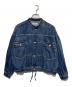 boutique ordinary（ブティークオーディナリー）の古着「Tuck Sleeve Denim Jacket」｜インディゴ