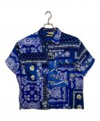 NEIGHBORHOODネイバーフッド）の古着「CLASSIC WORK/C-SHIRT.」｜ブルー