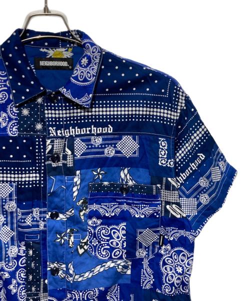 NEIGHBORHOOD（ネイバーフッド）NEIGHBORHOOD (ネイバーフッド) CLASSIC WORK/C-SHIRT. ブルー サイズ:3の古着・服飾アイテム