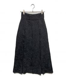 SIWEM（シウム）の古着「ジャガードロングスカート」｜ブラック