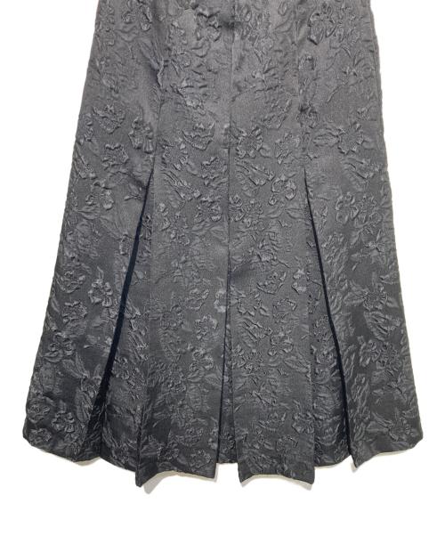 SIWEM（シウム）SIWEM (シウム) ジャガードロングスカート ブラック サイズ:Sの古着・服飾アイテム