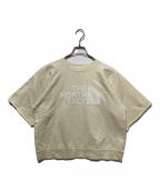 THE NORTHFACE PURPLELABELザ・ノースフェイス パープルレーベル）の古着「フロッキー ロゴ ハーフスリーブ スウェット」｜ベージュ