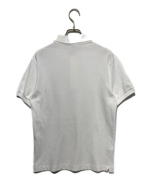 CHEMISE LACOSTE（シュミーズ ラコステ）CHEMISE LACOSTE (シュミーズ ラコステ) フランス製 ポロシャツ ホワイト サイズ:2の古着・服飾アイテム