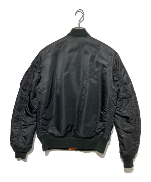 ALPHA（アルファ）ALPHA (アルファ) MA-1 フライトジャケット ブラック サイズ:Mの古着・服飾アイテム