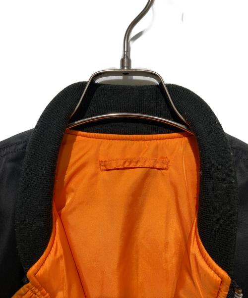 ALPHA（アルファ）ALPHA (アルファ) MA-1 フライトジャケット ブラック サイズ:Mの古着・服飾アイテム