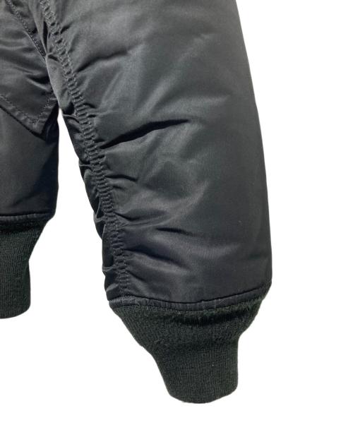 ALPHA（アルファ）ALPHA (アルファ) MA-1 フライトジャケット ブラック サイズ:Mの古着・服飾アイテム