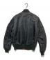 ALPHA (アルファ) MA-1 フライトジャケット ブラック サイズ:M：9000円