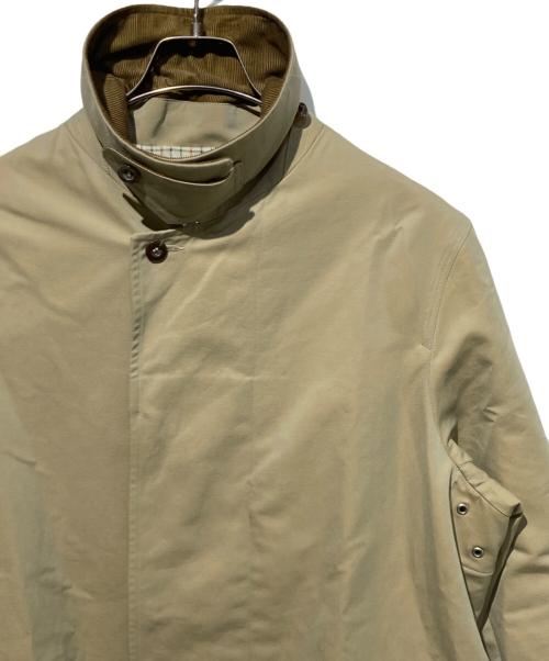 DRAKE'S（ドレイクス）DRAKE'S (ドレイクス) コーデュロイステンカラーコート ベージュ サイズ:36の古着・服飾アイテム