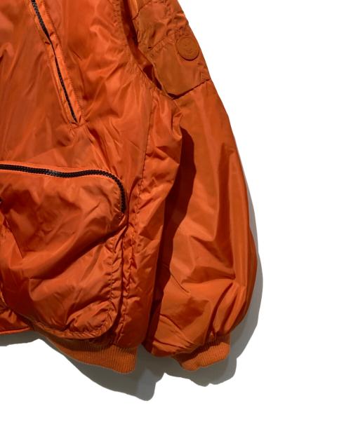 save the duck（セイブ ザ ダック）SAVE THE DUCK (セイブ ザ ダック) マルチポケットダウンジャケット オレンジ サイズ:Mの古着・服飾アイテム