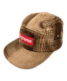 SUPREME（シュプリーム）の古着「Velvet Camp Cap キャップ」｜ブラウン