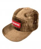 SUPREMEシュプリーム）の古着「Velvet Camp Cap キャップ」｜ブラウン