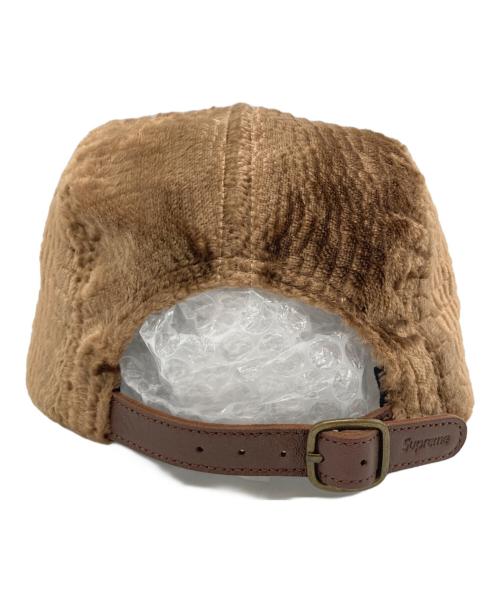 SUPREME（シュプリーム）Supreme (シュプリーム) Velvet Camp Cap キャップ ブラウンの古着・服飾アイテム