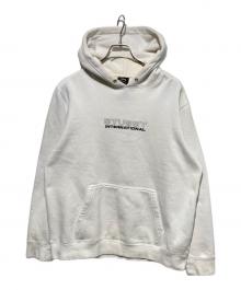 stussy（ステューシー）の古着「プルオーバーパーカー」｜ホワイト