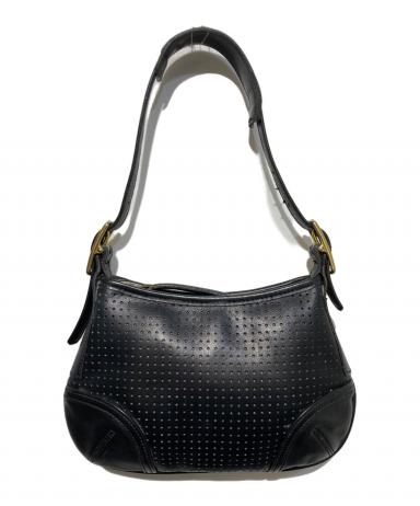 中古・古着通販】COACH (コーチ) パンチングレザーワンショルダー