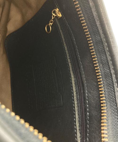 COACH（コーチ）COACH (コーチ) パンチングレザーワンショルダーバッグ ブラックの古着・服飾アイテム