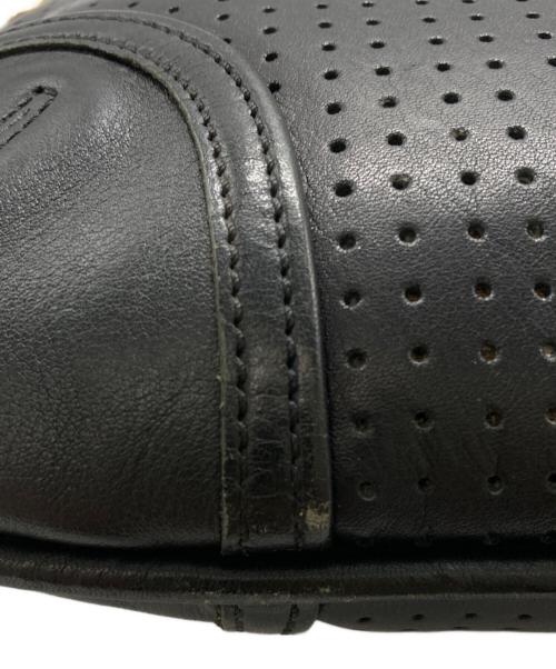 COACH（コーチ）COACH (コーチ) パンチングレザーワンショルダーバッグ ブラックの古着・服飾アイテム