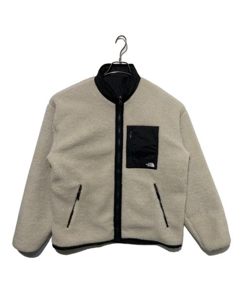 THE NORTH FACE（ザ ノース フェイス）THE NORTH FACE (ザ ノース フェイス) リバーシブルエクストリームパイルフリースジャケット アイボリー×ブラック サイズ:Mの古着・服飾アイテム