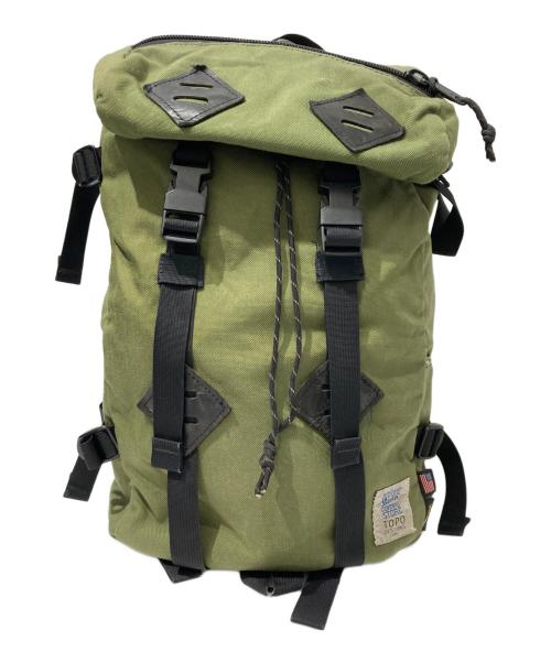 stussy（ステューシー）stussy (ステューシー) TOPO DESIGNS (トポデザイン) バックパック オリーブの古着・服飾アイテム