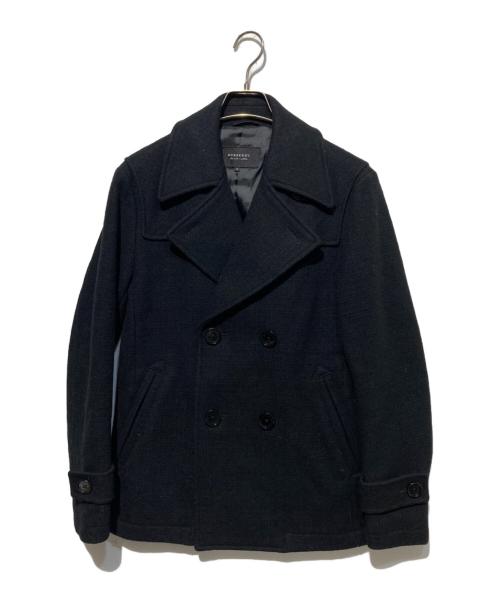 BURBERRY BLACK LABEL（バーバリーブラックレーベル）BURBERRY BLACK LABEL (バーバリーブラックレーベル) Pコート ブラック サイズ:Mの古着・服飾アイテム