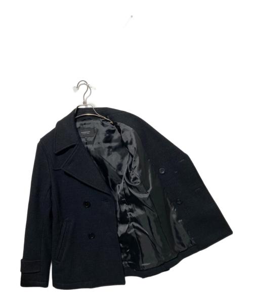 BURBERRY BLACK LABEL（バーバリーブラックレーベル）BURBERRY BLACK LABEL (バーバリーブラックレーベル) Pコート ブラック サイズ:Mの古着・服飾アイテム