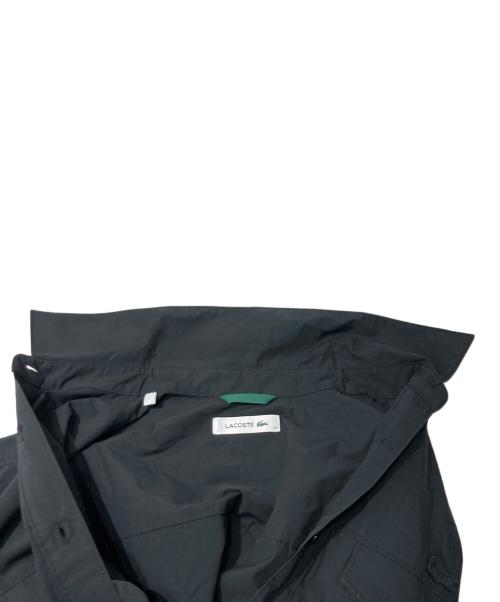 LACOSTE（ラコステ）LACOSTE (ラコステ) フラップポケットシャツドレス ブラック サイズ:34の古着・服飾アイテム
