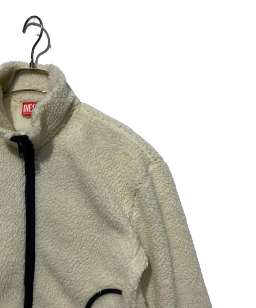 DIESEL（ディーゼル）DIESEL (ディーゼル) F-CHIBI ボアジャケット アイボリー サイズ:XSの古着・服飾アイテム