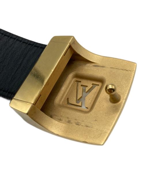 LOUIS VUITTON（ルイ ヴィトン）LOUIS VUITTON (ルイ ヴィトン) サンチュール・キャレ マルチカラー ノワール ベルト ブラック サイズ:80/32の古着・服飾アイテム