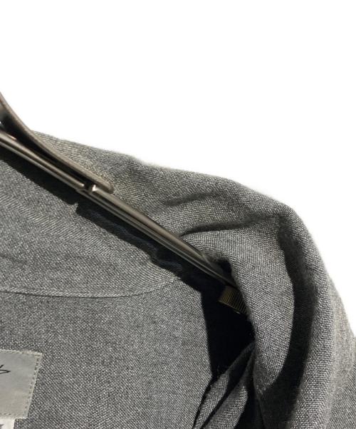 Yohji Yamamoto pour homme（ヨウジヤマモト プールオム）Yohji Yamamoto pour homme (ヨウジヤマモト プールオム) レーヨンオープンカラーシャツ グレー サイズ:Mの古着・服飾アイテム