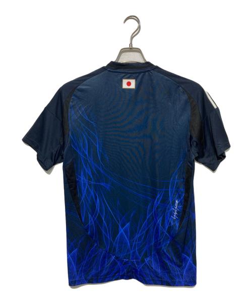 Y-3（ワイスリー）Y-3 (ワイスリー) ゲームシャツ ネイビー サイズ:Ｌ 未使用品の古着・服飾アイテム
