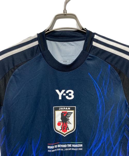 Y-3（ワイスリー）Y-3 (ワイスリー) ゲームシャツ ネイビー サイズ:Ｌ 未使用品の古着・服飾アイテム