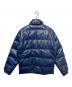 A BATHING APE (ア ベイシング エイプ) レザーダウンジャケット ネイビー サイズ:L：25000円