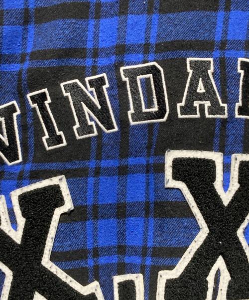 WIND AND SEA（ウィンダンシー）WIND AND SEA (ウィンダンシー) GOD SELECTION XXX (ゴッドセレクショントリプルエックス) チェックシャツ ブルー サイズ:Lの古着・服飾アイテム