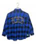 WIND AND SEA (ウィンダンシー) GOD SELECTION XXX (ゴッドセレクショントリプルエックス) チェックシャツ ブルー サイズ:L：9000円
