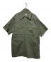 MM6 Maison Margiela（エムエムシックスメゾンマルジェラ）の古着「Oversized Military Style Short Sleeve Dress Coat」｜オリーブ